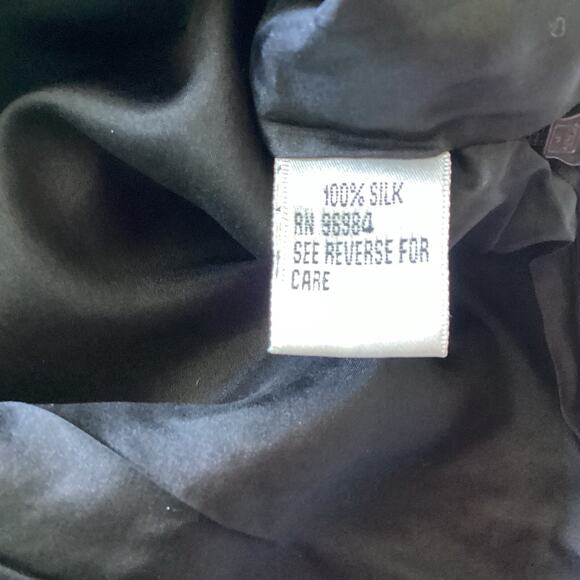 VTG Fiori Di Zucca Silk Embroidered Pants - Medium Italian Floral Y2K Castlecore - Picture 6 of 14